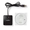 LETTORE SMART CARD READER NEDIS CRDRU2SM1BK USB 2.0